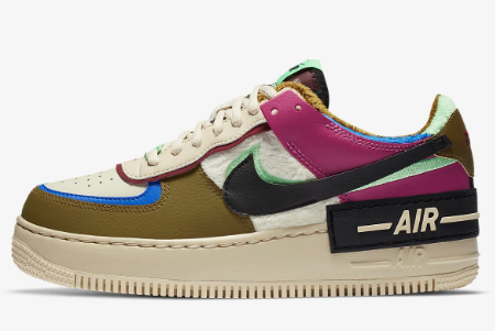 Nike Air Force 1 Shadow SE 'Cactus Flower' CT1985-500 in Vibrant Hues