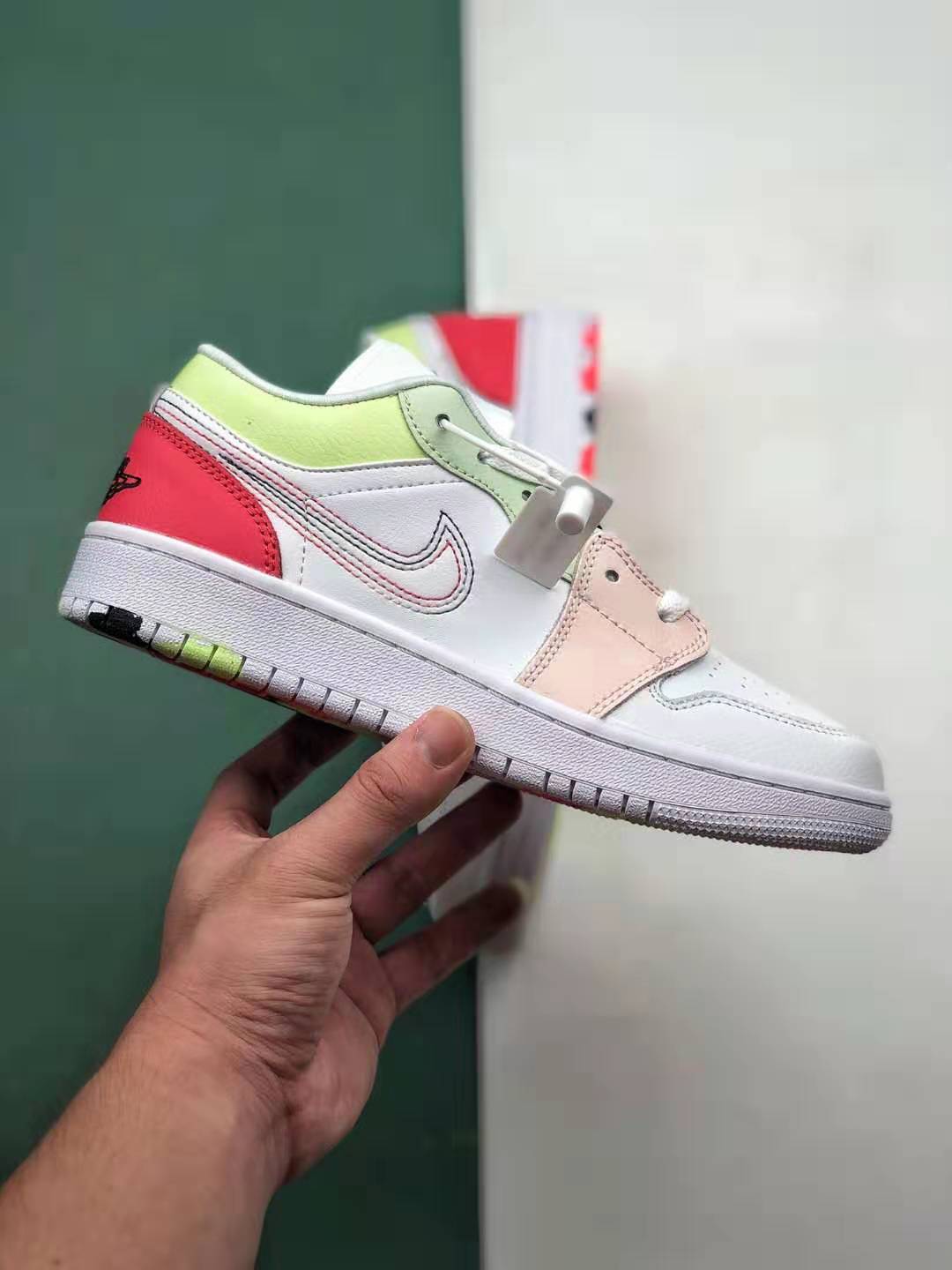 Air Jordan 1 Low 'Ember Glow' 554723-176 - Stylish and Vibrant Sneakers | Limited Edition