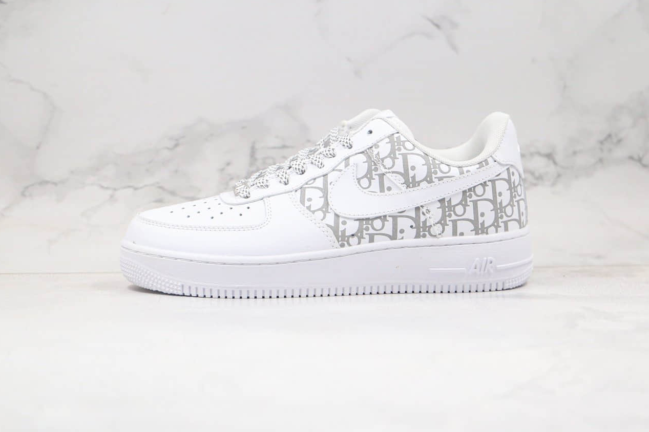 Dior x Nike Air Force 1 Low White Grey Shoes DN8608-002 - Premium Collaboration Sneakers
