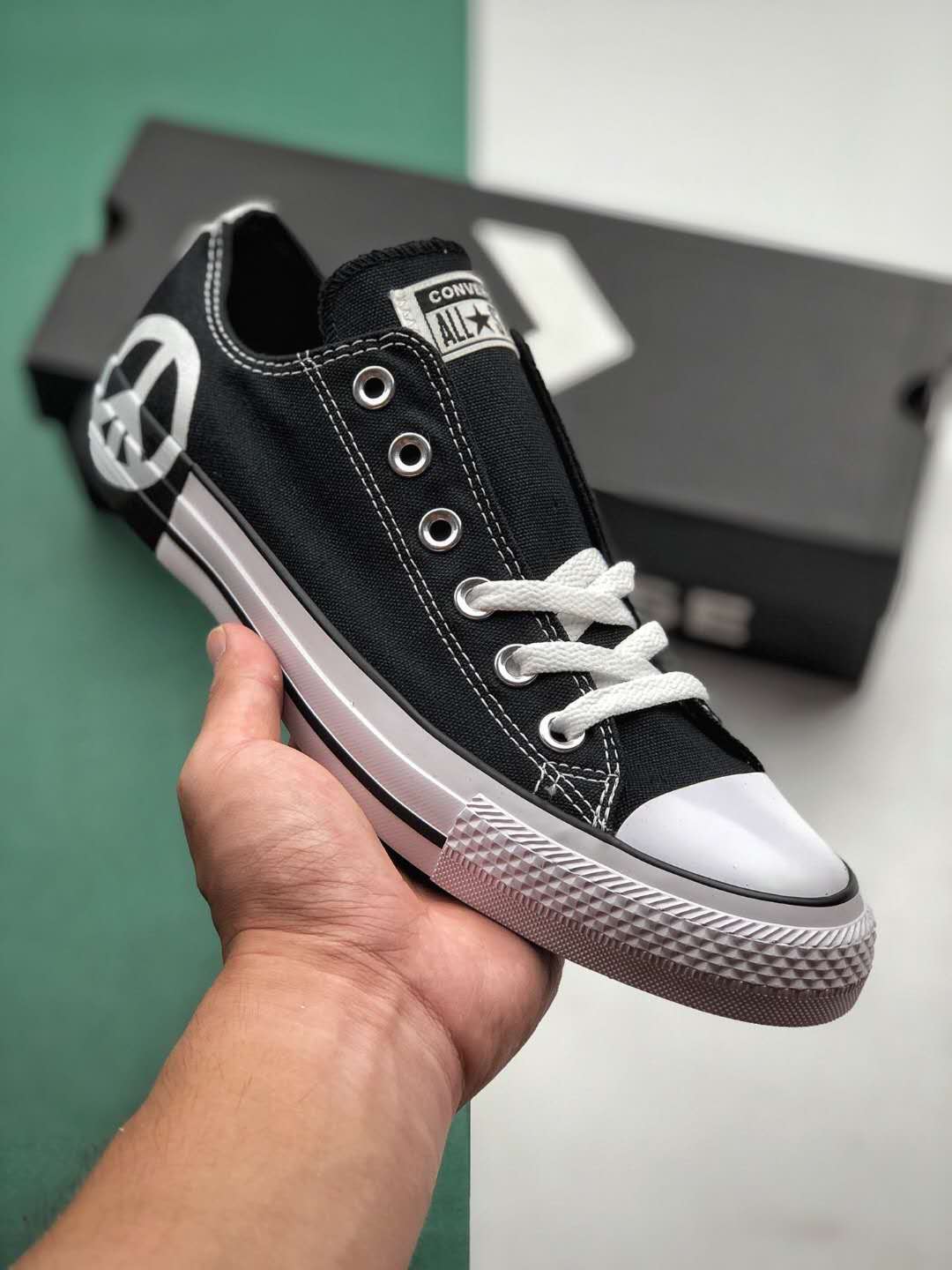 Converse Chuck Taylor All Star Low 'Seek Peace Logo' 165769F