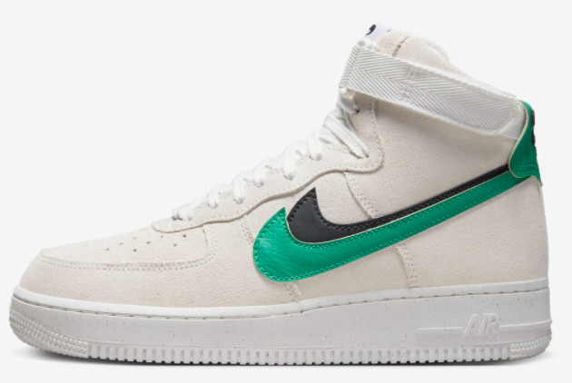 Nike Air Force 1 High '82' Summit White/Neptune Green-Black-Sesame DO9460-100 - Stylish and Versatile Sneakers