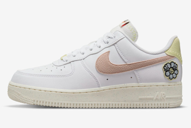 Nike Air Force 1 Next Nature 'Pink Oxford' White/Pink Oxford-Boarder Blue DJ6377-100 - Buy Now!