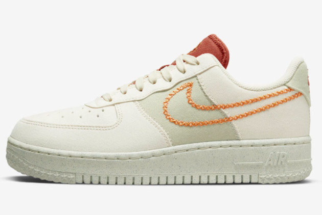 Nike Air Force 1 Next Nature Coconut Milk/Light Curry-Olive Aura DR3101-100 - Stylish and Sustainable Sneakers