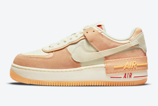 Nike Air Force 1 Shadow 'Sisterhood' Cashmere/Orange DM8157-700 For Authentic Style - Limited Edition