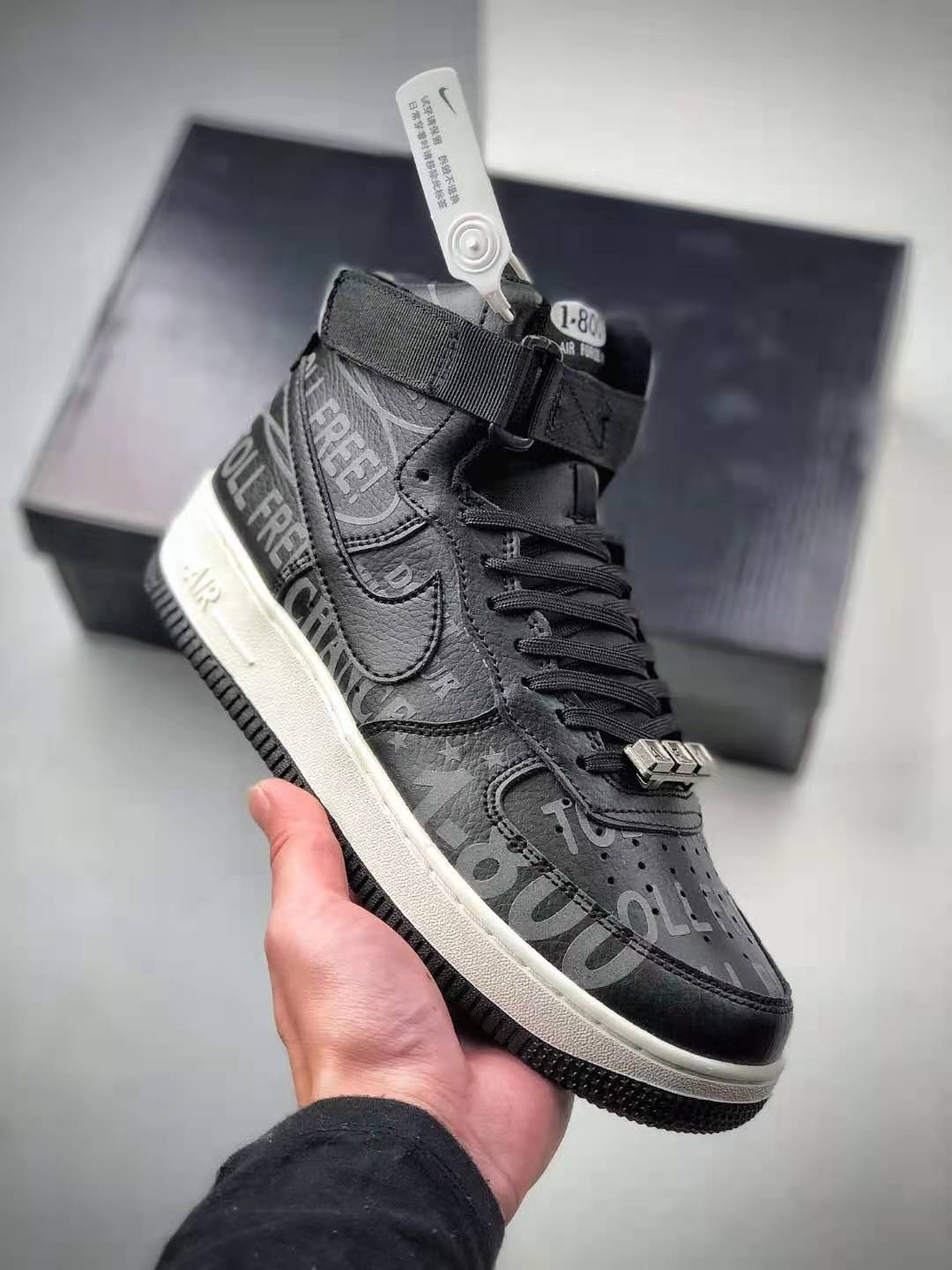 Nike Air Force 1 High '07 Premium 'Toll Free Pack - Black' CU1414-001 | Limited Edition & Premium Quality