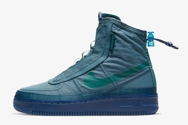 Nike Air Force 1 Shell WMNS Midnight Turquoise BQ6096-300 - Stylish and Functional Sneakers for Women