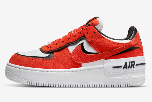 Nike Air Force 1 Shadow Chicago Red White Black DQ8586-800