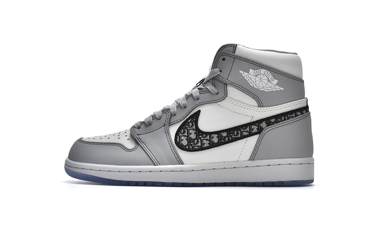 Nike Dior X Air Jordan 1 High OG Grey CN8607-002 - Exquisite Collaboration