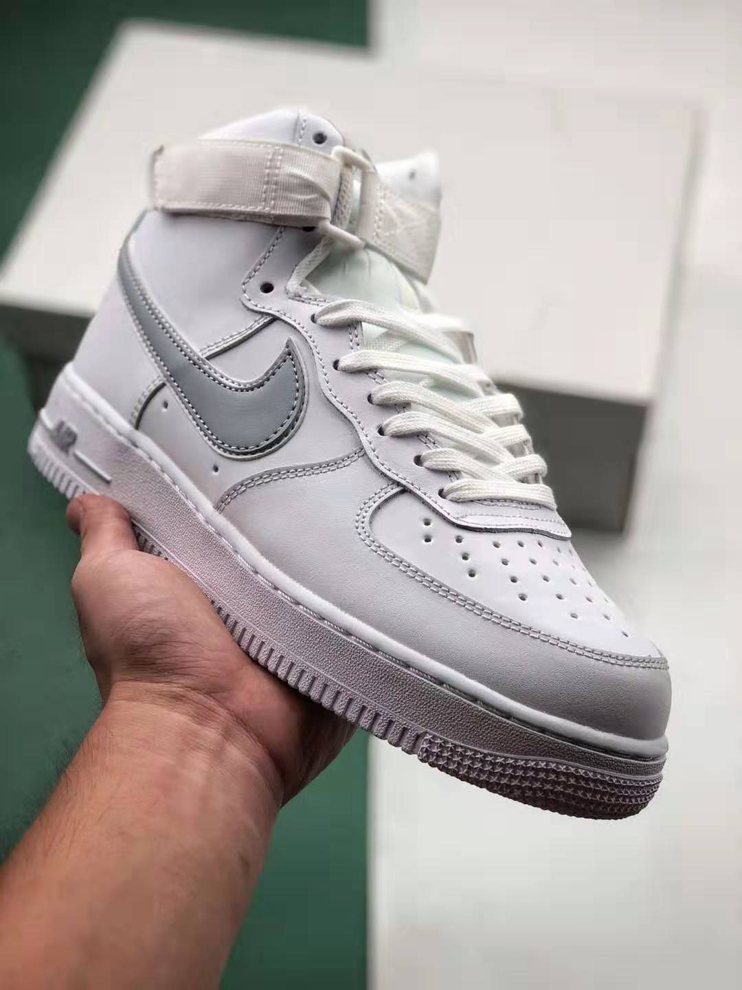 Nike Air Force 1 High '07 'White Wolf Grey' AT4141-100 - Stylish and Classic Sneakers