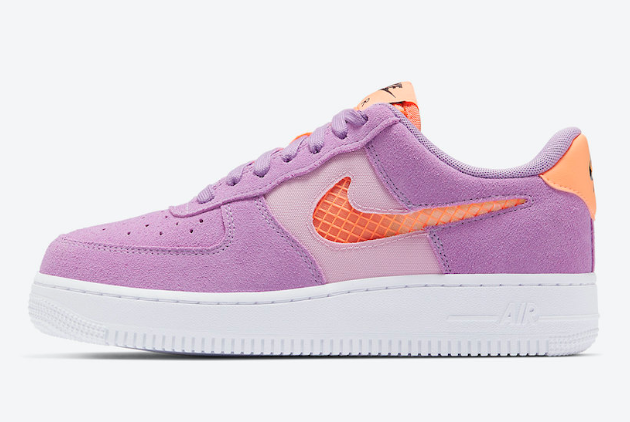 Nike Wmns Air Force 1 'Violet Star' CJ1647-500 - Trendy Violet Sneakers, Shop Now!