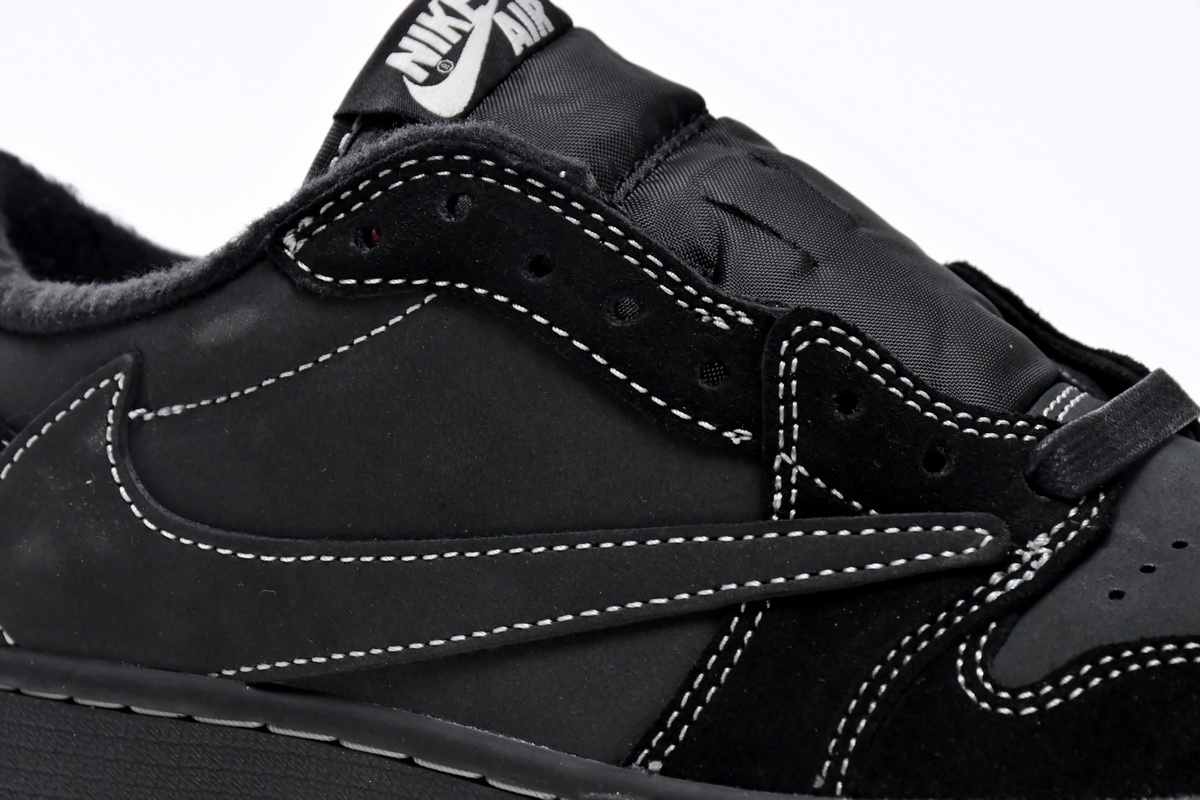 Travis Scott X Air Jordan 1 Low OG SP 'Black Phantom' - Limited Edition Sneakers