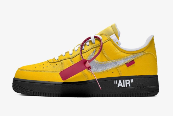 Off-White x Nike Air Force 1 Low 'University Gold' DD1876-700 – Premium Sneakers with Striking Style