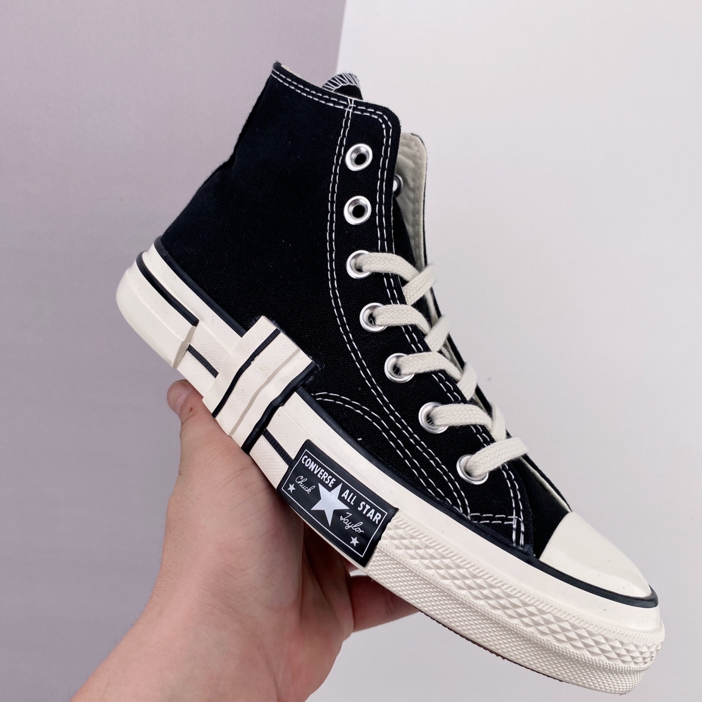 Converse Unisex Chuck Taylor All Star 1970s High-Top Canvas Shoes Black A02113C
