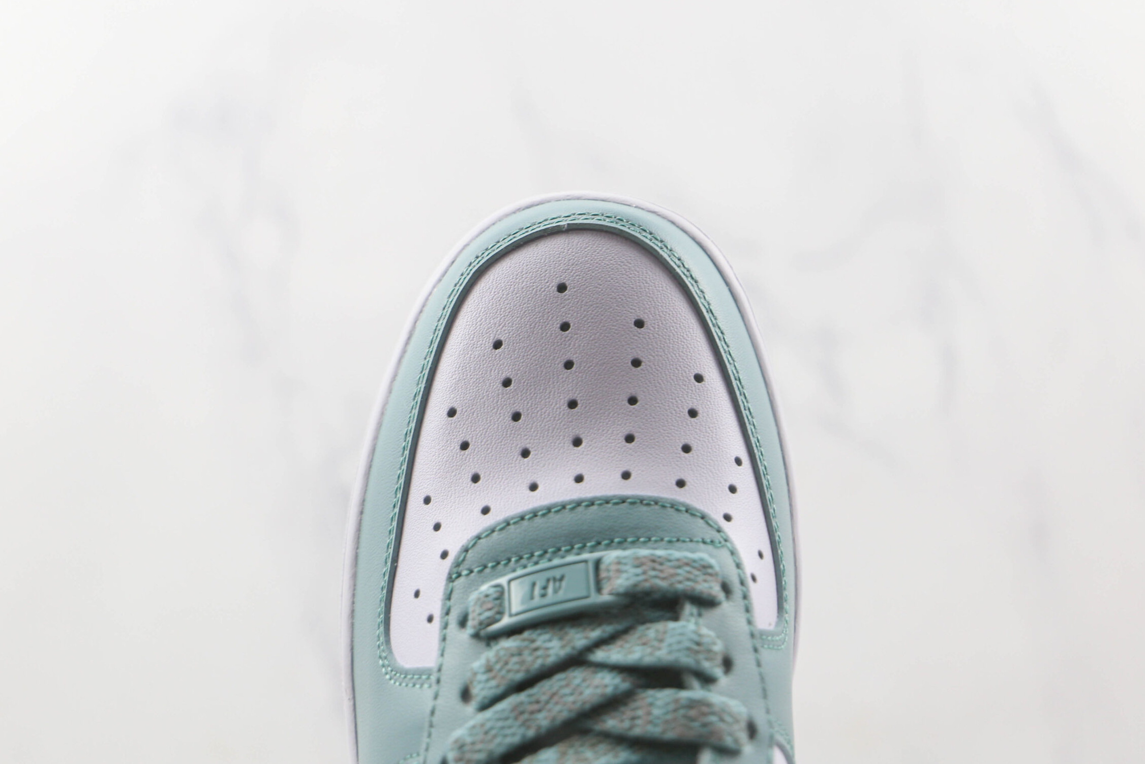 Nike Air Force 1 07 Low Green Blue Paisley White - XM9612-092: Stylish and Comfy Athletic Sneakers for Men