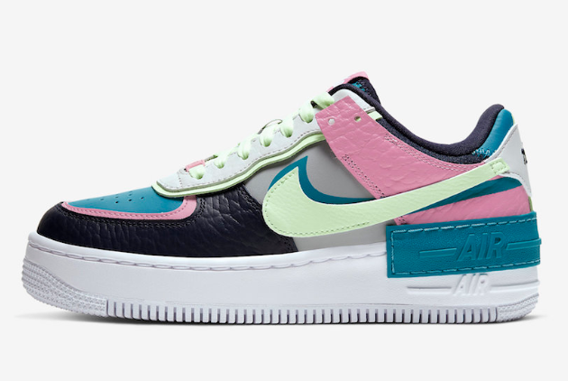 Nike Air Force 1 Shadow Multi-Color CK3172-001 - Stylish and Trendy Women's Sneakers