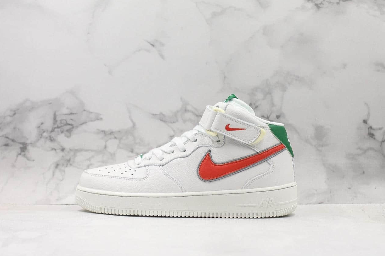 Nike Air Force 1 Mid Hawkins High White Green 314193 100 | Limited Edition Sneaker