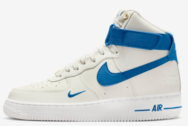 Nike Air Force 1 High White Blue DQ7584-100 – Classic Design with a Fresh Twist