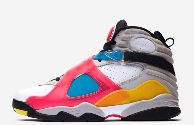 Air Jordan 8 Retro SP SE 'Multi-Color' BQ7666-100 - Stylish and Versatile Sneakers for All-Around Comfort