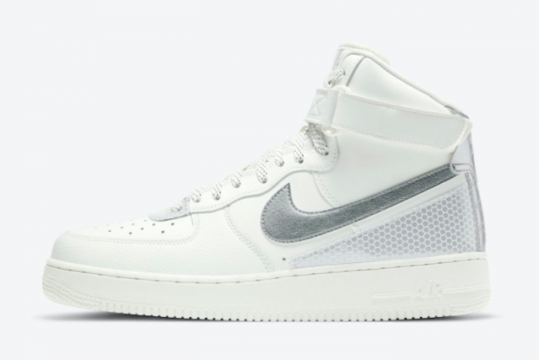 3M x Nike Air Force 1 High White/Metallic Silver-Black CU4159-100: Premium Design with Reflective Details