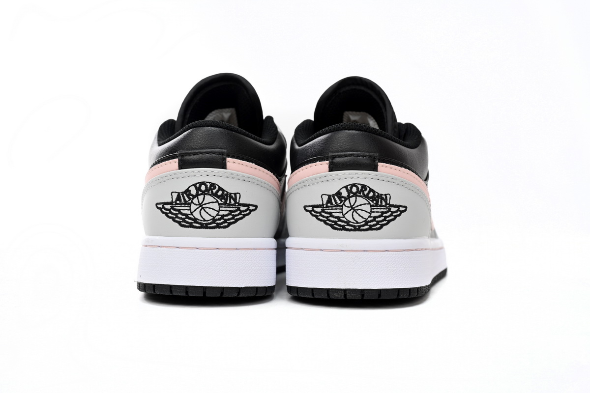 Air Jordan 1 Low 'Grey Fog Bleached Coral' 553558-062 - Stylish and Trendy Sneakers for Men and Women