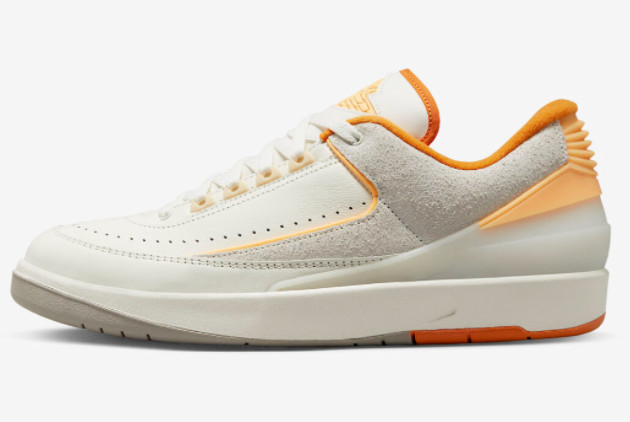 Air Jordan 2 Low Craft 'Melon Tint' Sail/Melon Tint-Light Curry-Cobblestone - Stylish and High-Quality Sneakers