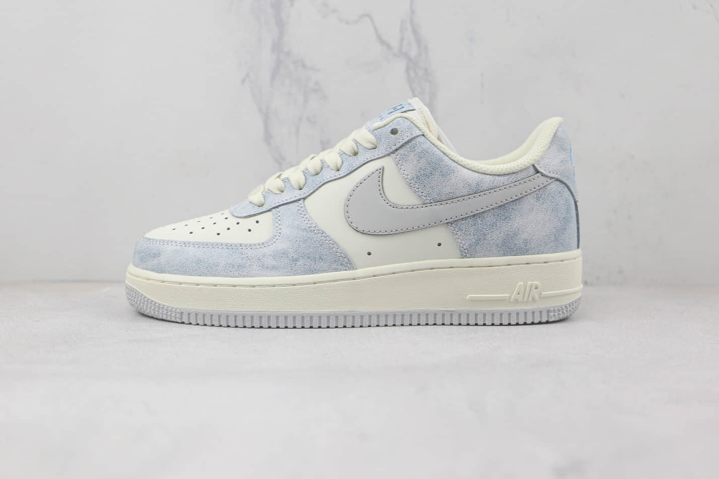 Nike Air Force 1 07 Low Rock Blue White Shoes CL5568-663 | Premium Footwear