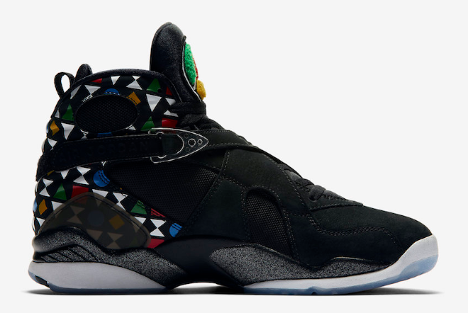 Air Jordan 8 'Quai 54' Black/White-Multi-Color CJ9218-001 – Shop Now!