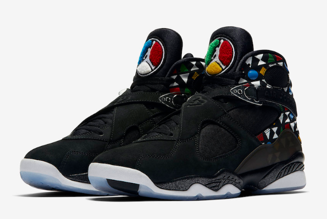 Air Jordan 8 'Quai 54' Black/White-Multi-Color CJ9218-001 – Shop Now!