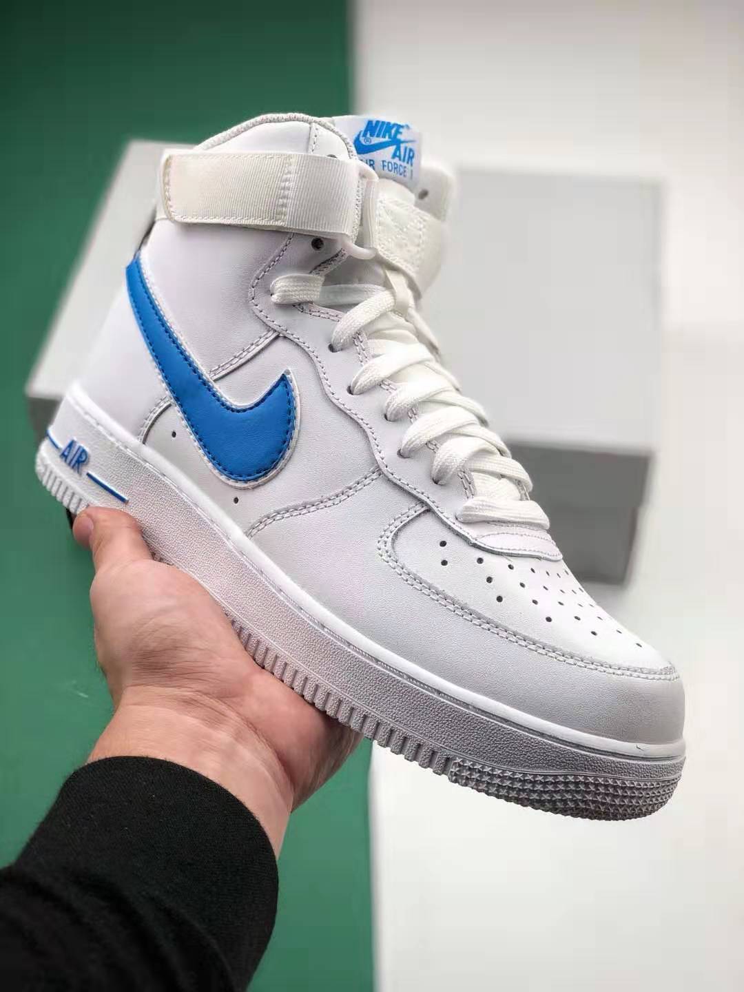 Nike Air Force 1 High '07 'Photo Blue' AT4141-102 - Trendy and Sleek Footwear