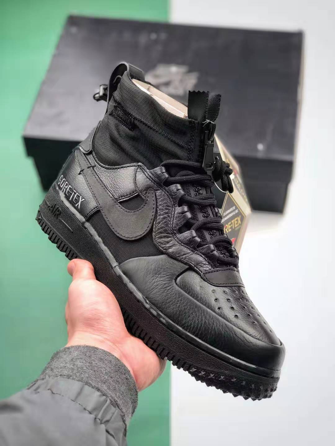 Nike Air Force 1 High Gore-Tex Triple Black CQ7211-003 | Stylish and Waterproof High-Tops