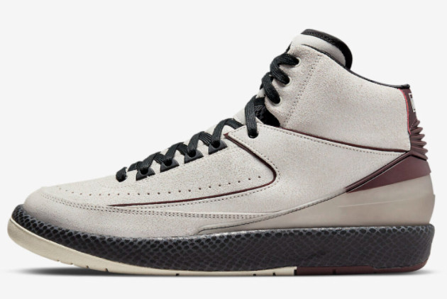 A Ma Maniére x Air Jordan 2 'Airness' Sail/Black-Burgundy Crush DO7216-100