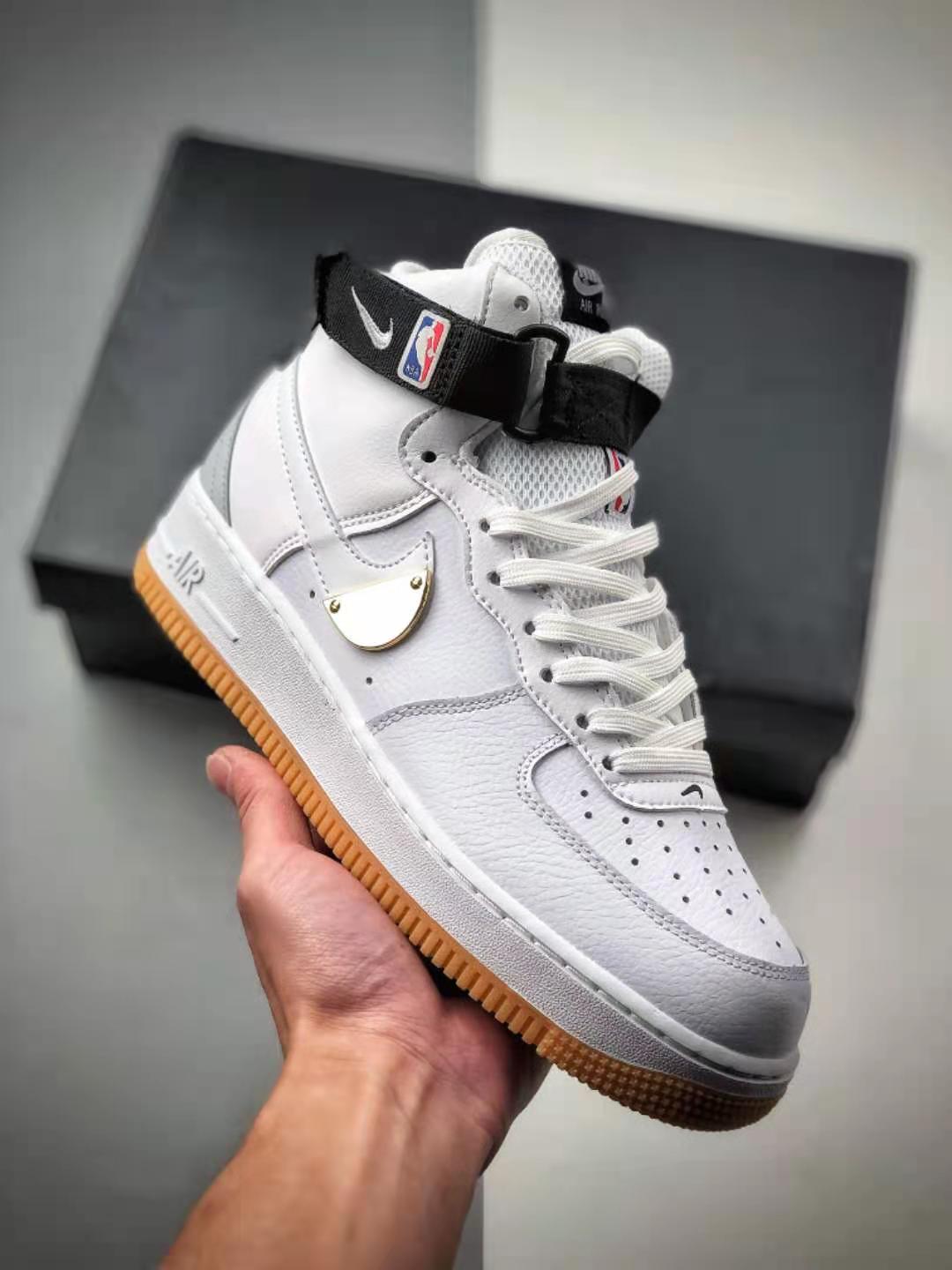 Nike NBA x Air Force 1 High '07 LV8 'White' CT2306-100 - Elite Basketball Sneakers