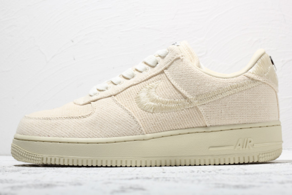 Stussy x Nike Air Force 1 Low Beige CZ9087-200 | Stylish Collaboration Sneakers