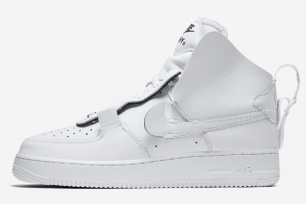 PSNY x Nike Air Force 1 High White/Black AO9292-101 - Sleek and Stylish Collaboration