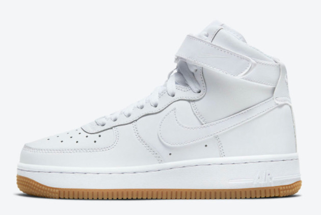 Nike Air Force 1 High 'White Gum' White/Gum Light Brown 80 Characters