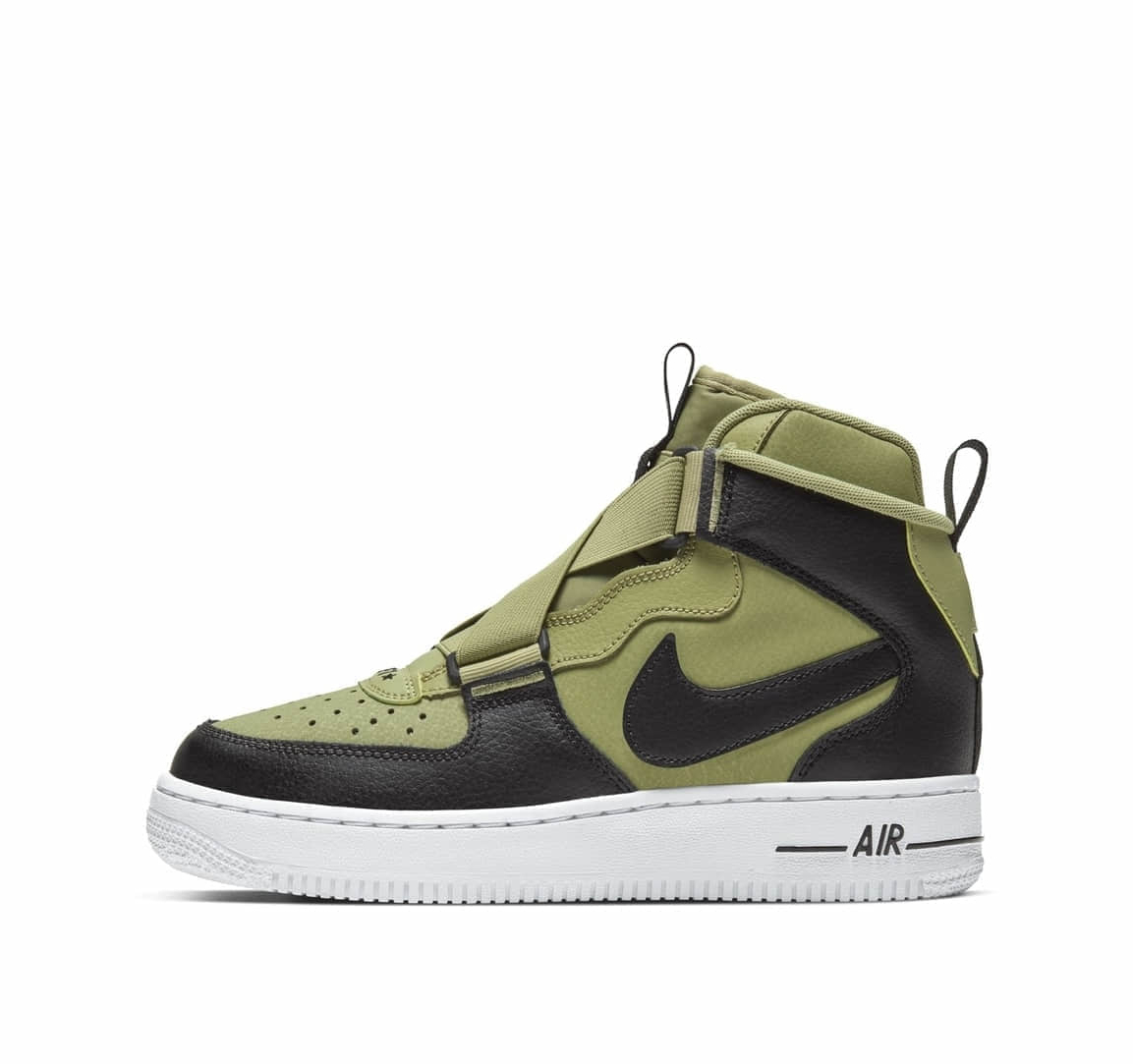 Nike Air Force 1 Highness GS 'Dusty Olive' BQ3598 300 - Premium Sneakers in Trendy Olive Shade
