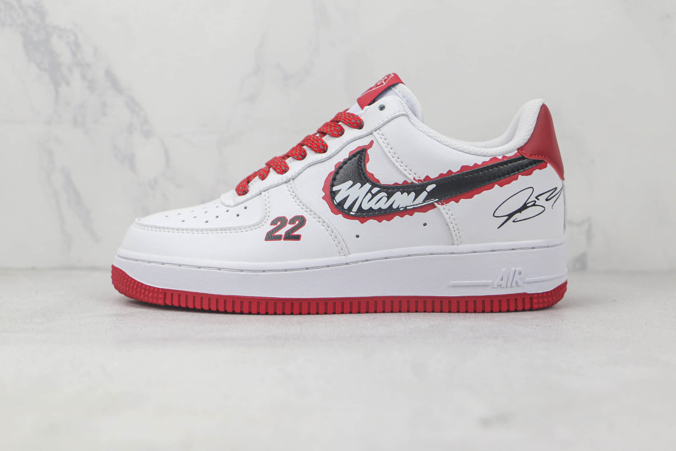 Nike Air Force 1 07 Low University Red White Black - NL1722-600 | Premium Sneakers