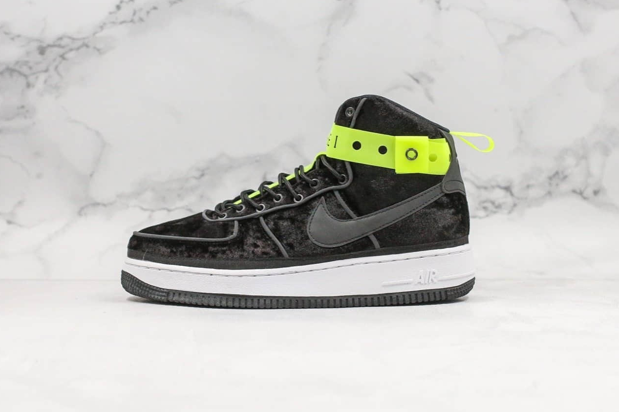 Get the Nike Magic Stick x Air Force 1 High 'Black Velour' 573967-003 - Limited Edition Sneaker!