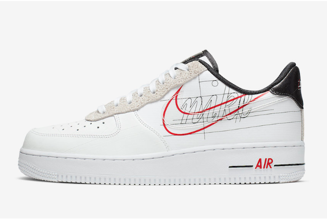 Nike Air Force 1 Script Swoosh CK9257-100: Authentic Style for Sneaker Enthusiasts