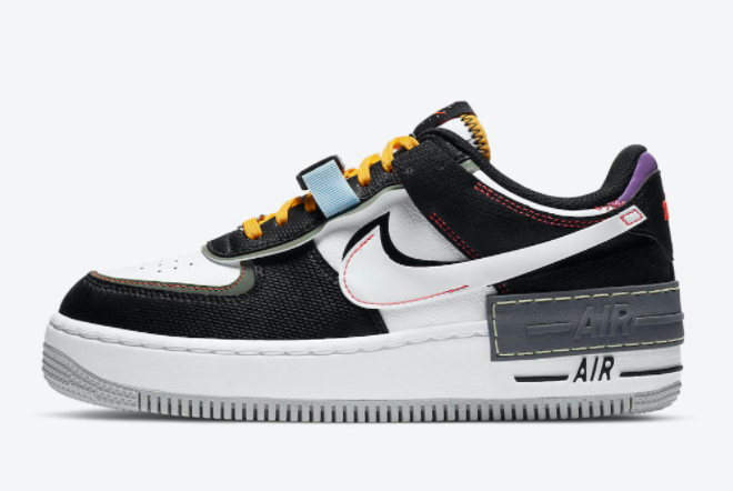 Nike Wmns Air Force 1 Shadow 'Fresh Perspective' DC2542-001 - Elevating Style with a Unique Touch