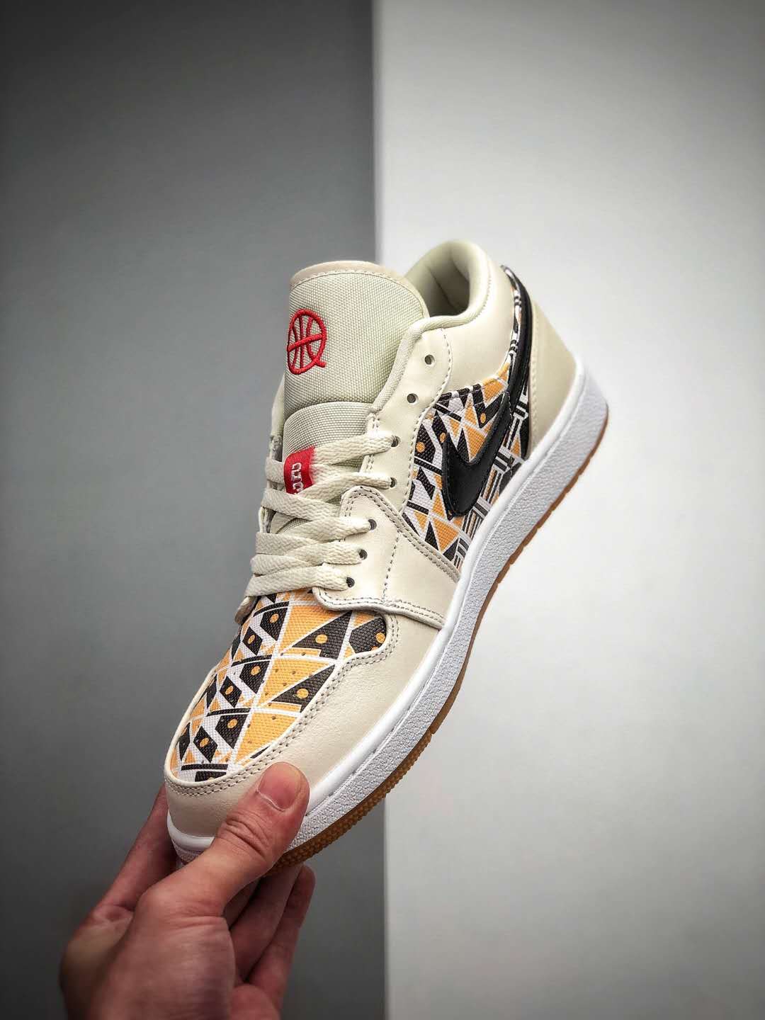 Air Jordan 1 Low White Red Black CJ4152-101 | Multi Color Stylish Sneakers