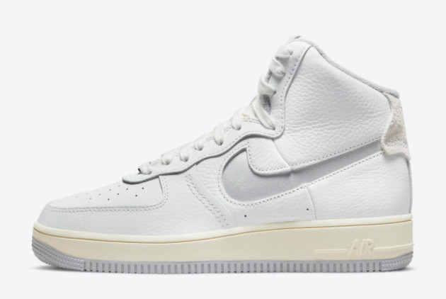 Nike Air Force 1 Strapless 'Light Smoke Grey' Summit White/Light Smoke Grey- 80 max characters