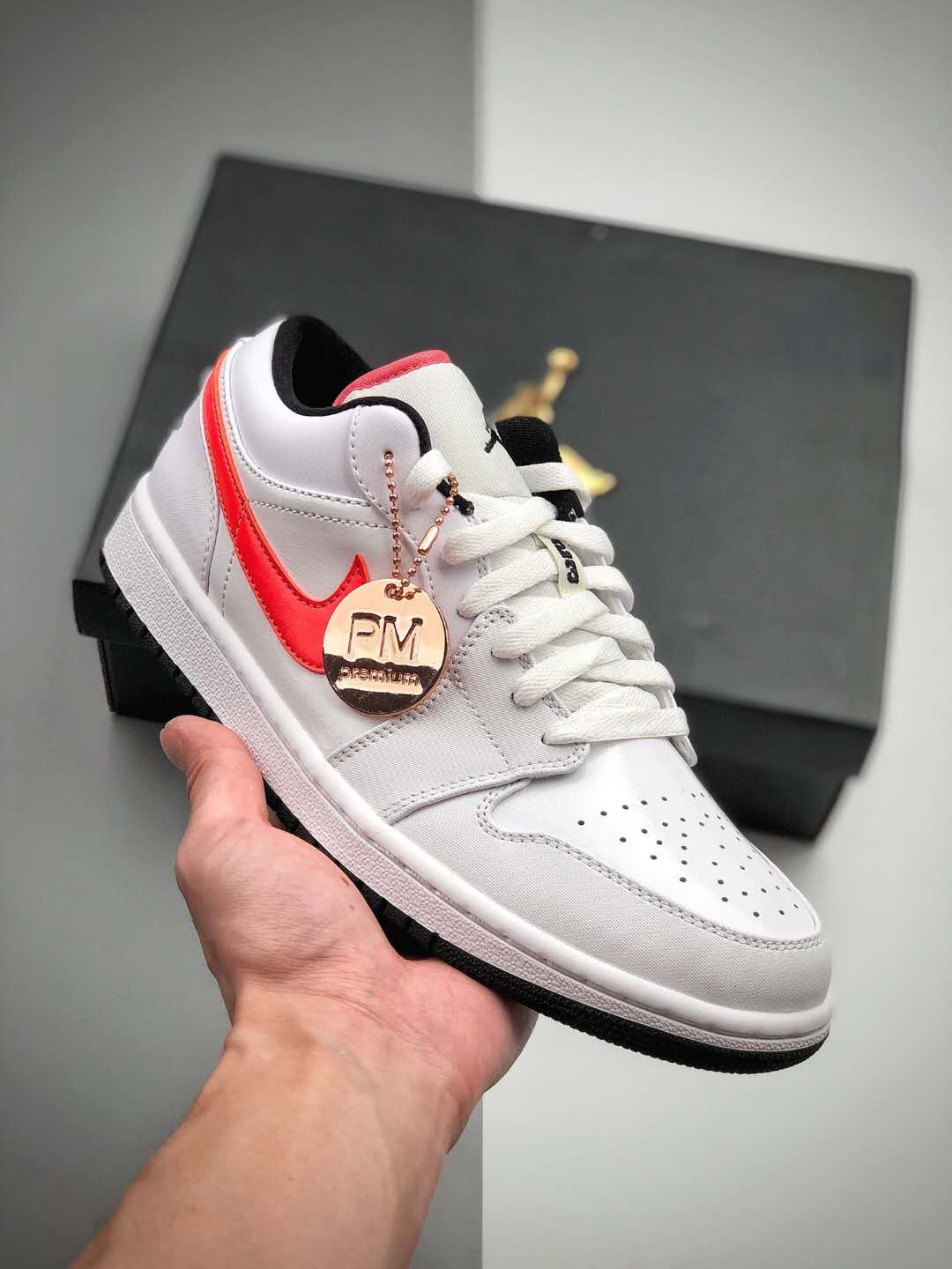Air Jordan 1 Low 'Multi-Color Swoosh' CW7009-100: Stylish and Vibrant Sneakers