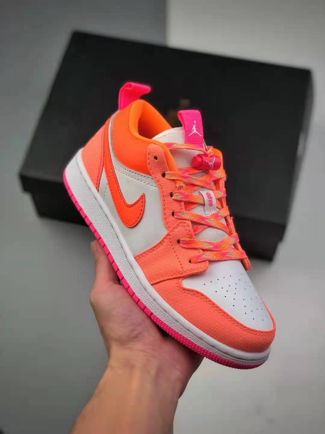 Air Jordan 1 Low Utility 'Crimson Pulse' DJ0530-801: Sleek and Stylish Sneakers