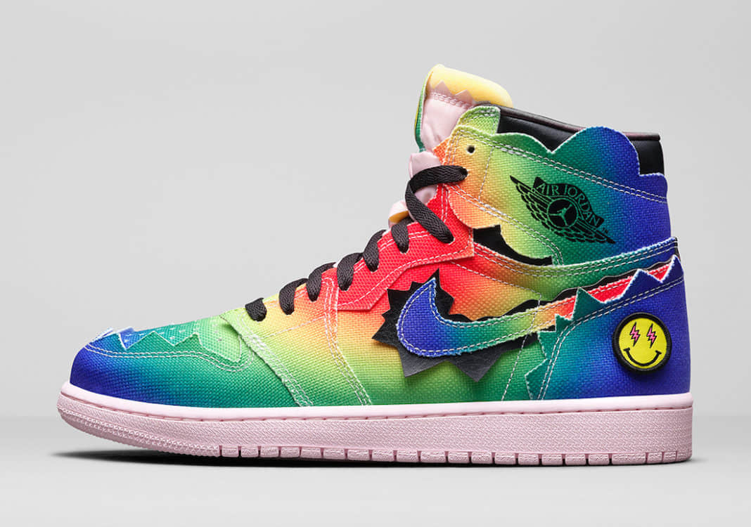 J. Balvin x Air Jordan 1 Retro OG High 'Colores Y Vibras' DC3481-900 | Limited Edition Air Jordan Shoes