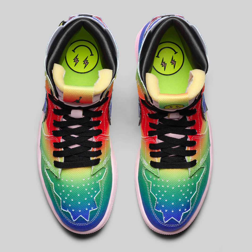 J. Balvin x Air Jordan 1 Retro OG High 'Colores Y Vibras' DC3481-900 | Limited Edition Air Jordan Shoes