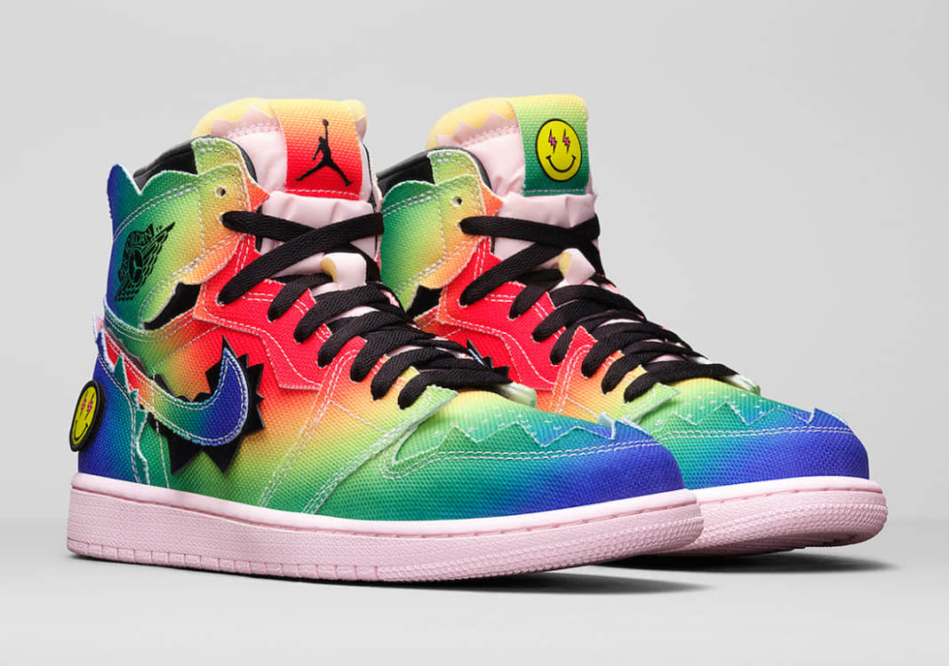 J. Balvin x Air Jordan 1 Retro OG High 'Colores Y Vibras' DC3481-900 | Limited Edition Air Jordan Shoes