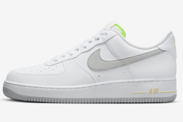Nike Air Force 1 Next Nature White/Wolf Grey-Volt-Pale Lemon FJ4825-100 - Stylish and Comfortable Sneakers