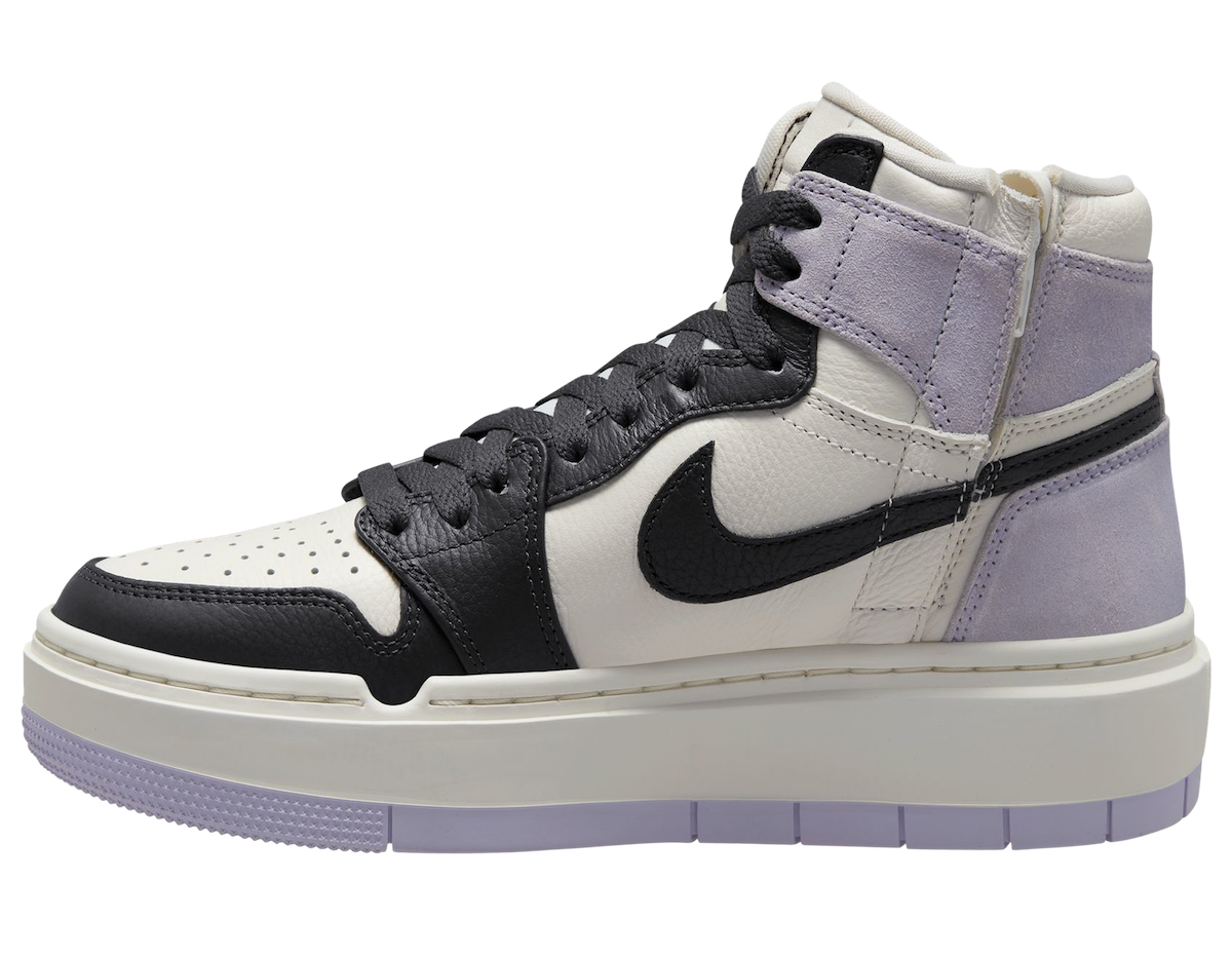 Air Jordan 1 Elevate High 'Black Toe Light Lilac' DN3253-500 - Trendy and Stylish Sneakers