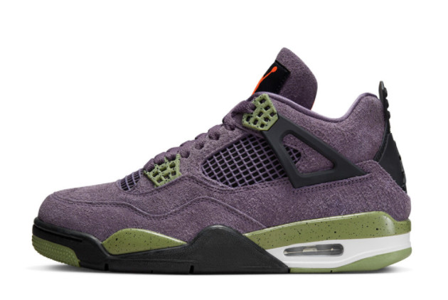 Air Jordan 4 'Canyon Purple' - Stylish and Unique Sneaker in Canyon Purple/Anthracite-Alligator-Safety Orange | AQ9129-500